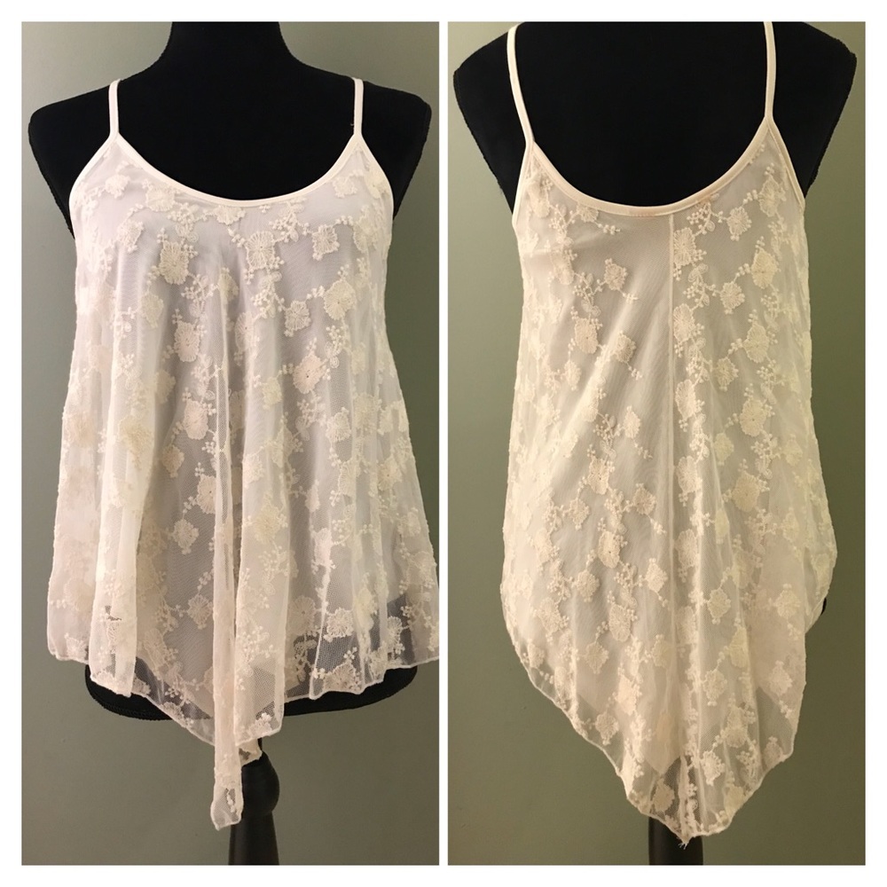 Vshape Lace Tank